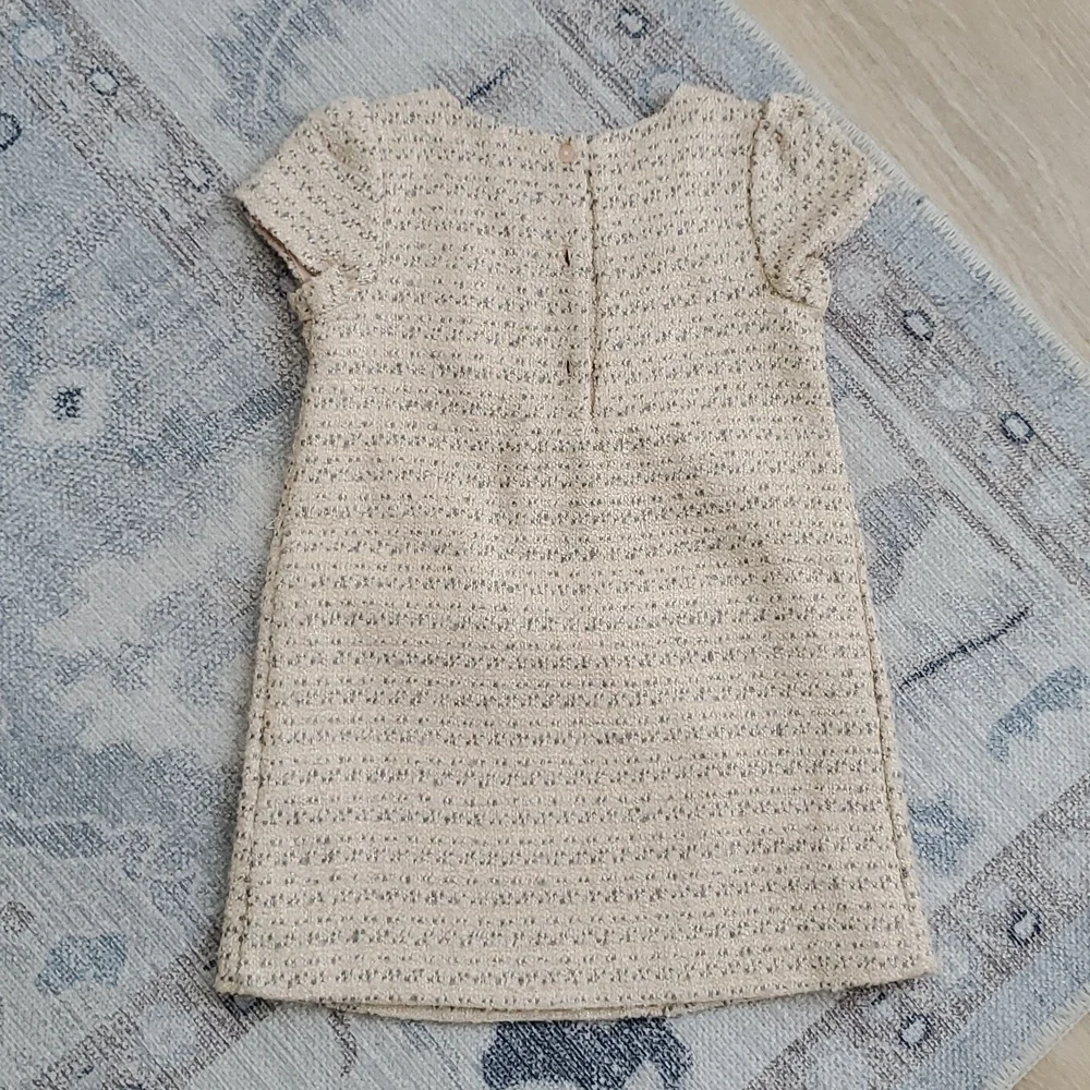 Janie and Jack Toddler Girls Boucle Ruffle Dress Sz3